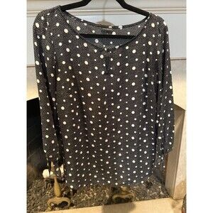Talbots Blouse Size Medium 3/4 Sleeves